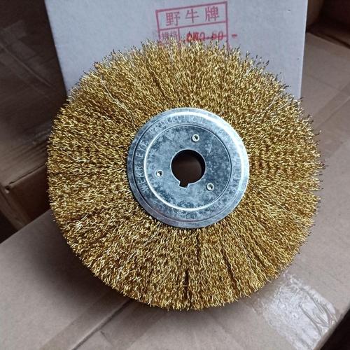 野牛牌钢丝刷平形铜丝轮 多功能抛光利器，提升作业效率的新选择